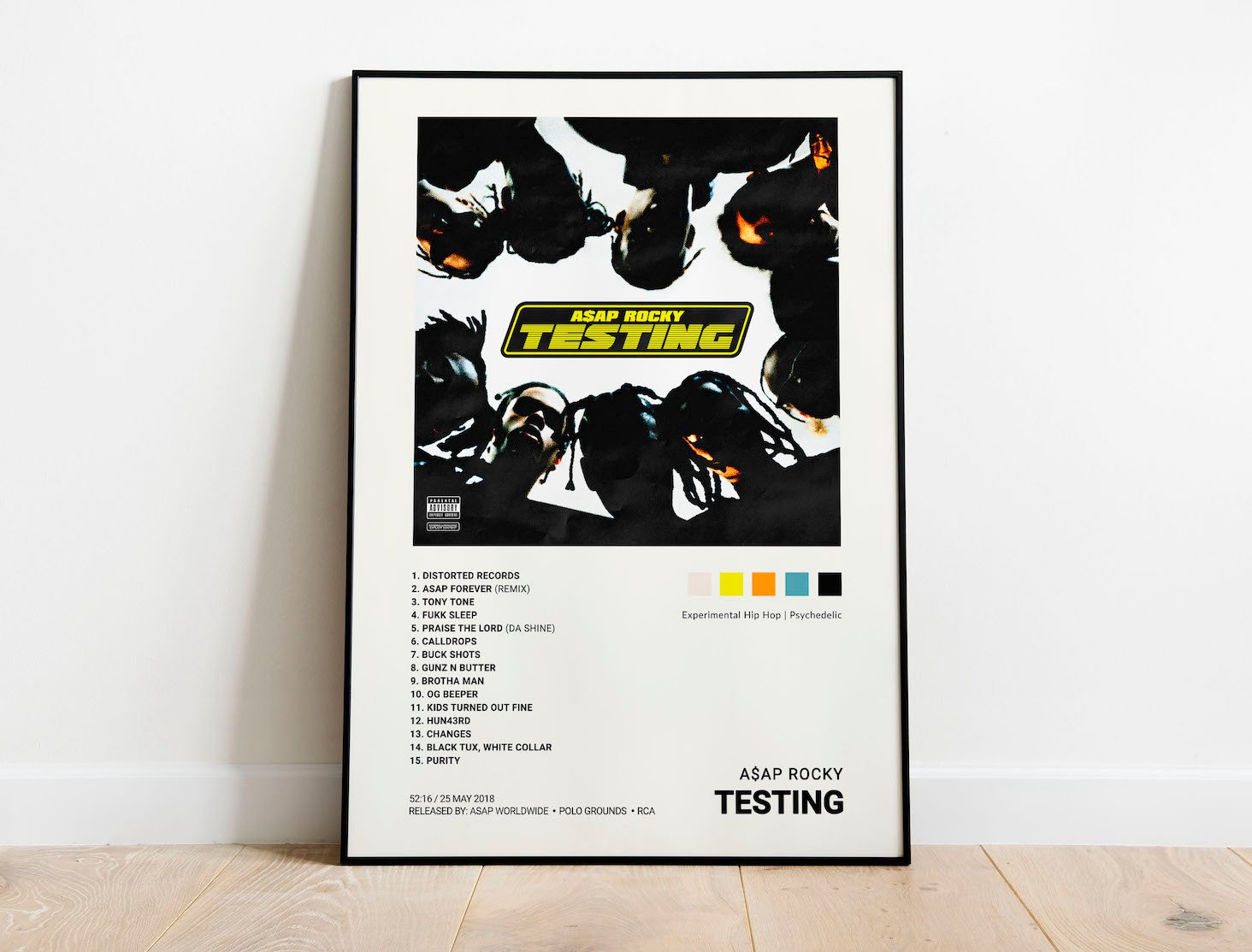 ASAP Rocky - Testing Album Cover Poster | Architeg Prints